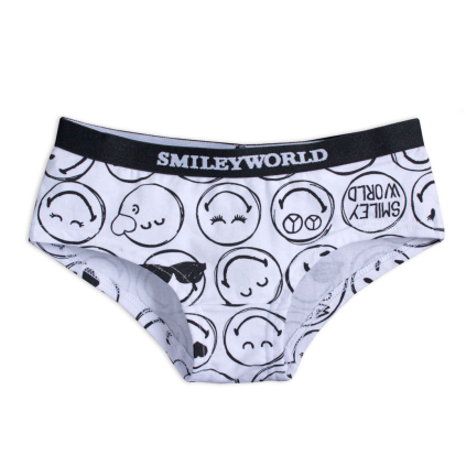 Dievčenské nohavičky SMILEY WORLD biele
