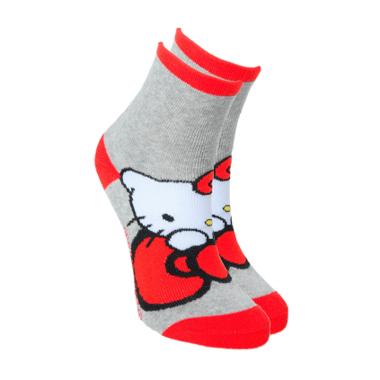 Dievčenské termo ponožky HELLO KITTY šedé
