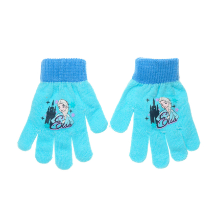 Dievčenské rukavice DISNEY FROZEN ELSA svetlo modré