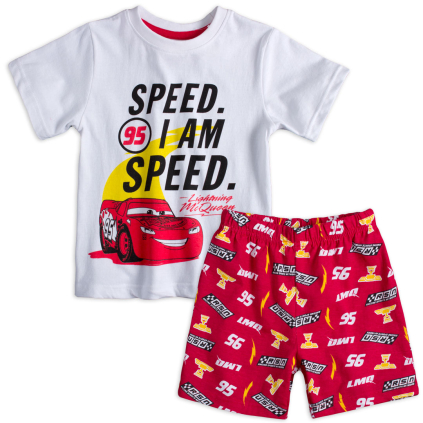 Chlapčenské pyžamo DISNEY CARS SPEED červené