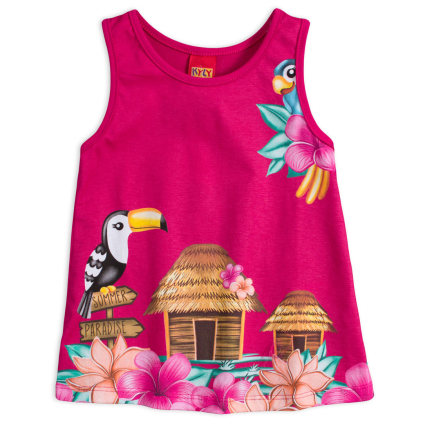 Dievčenské tričko KYLY PARADISE ružové