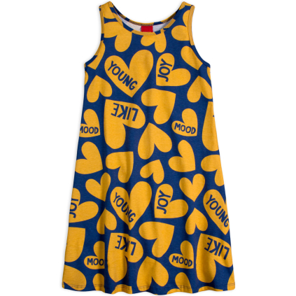 Dievčenské šaty KYLY YOUNG MOOD modro-žlté