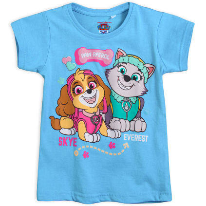 Dievčenské tričko PAW PATROL SKYE, EVEREST modré
