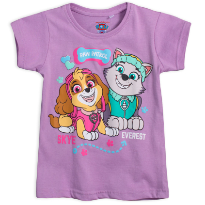 Dievčenské tričko PAW PATROL SKYE, EVEREST fialové