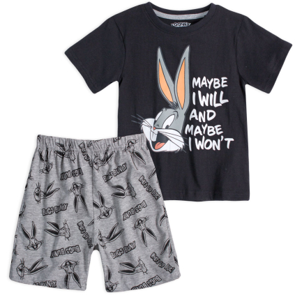 Chlapčenské pyžamo BUGS BUNNY čierne