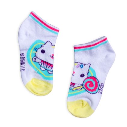 Dievčenské ponožky biele