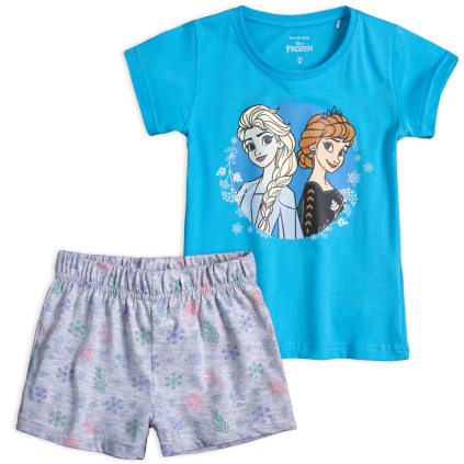 Dievčenské pyžamo DISNEY FROZEN SISTERS modré