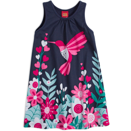 Dievčenské šaty KYLY KOLIBRÍK modré
