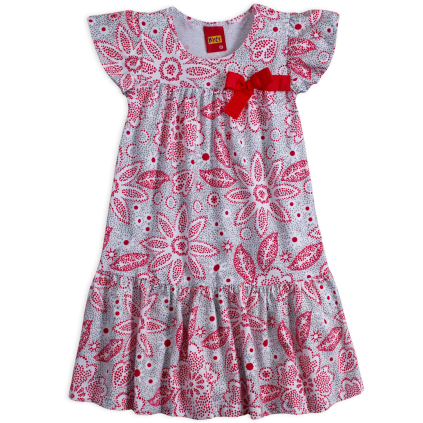 Dievčenské šaty KYLY s mašličkou