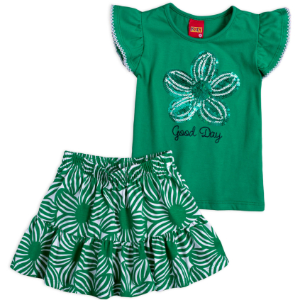 Dievčenská súprava KYLY GOOD DAY zelená