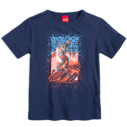 Chlapčenské tričko KYLY SKATEBOARD modré