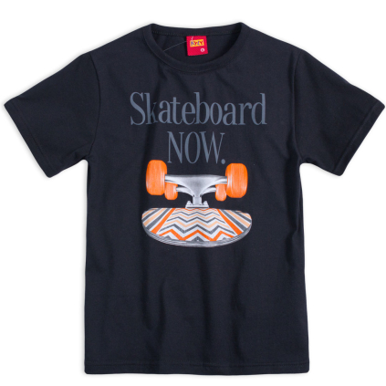 Chlapčenské tričko KYLY SKATEBOARD čierne