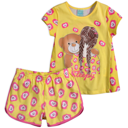 Dievčenské pyžamo KYLY SLEEPY žlté