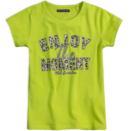 Dievčenské tričko REBEL GENERATION zelené