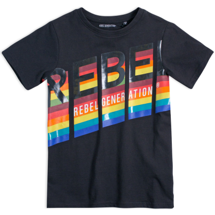 Chlapčenské tričko REBEL GENERATION čierne