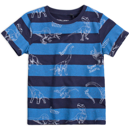 Chlapčenské tričko LEMON BERET SUPERSAURUS modré