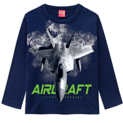 Chlapčenské tričko KYLY AIRCRAFT modré