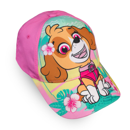 Dievčenská šiltovka PAW PATROL SKYE TROPIC ružová