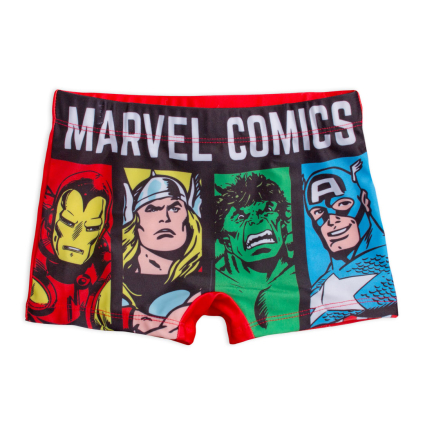 Chlapčenské plavky AVENGERS červené