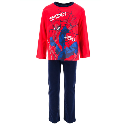 f0 detske pyzamo spiderman cervene
