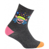 Detské ponožky TROLLS tmavošedé