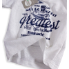 Dojčenské tričko PEBBLESTONE GREATEST biele