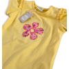Dievčenské tričko PEBBLESTONE KVETINKA žlté