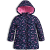 Zimná bunda pre dievčatá LOSAN LITTLE SPACE modrá