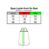 Detský spací vak KNOT SO BAD MEDVEDÍK modrý