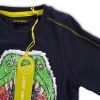 Chlapčenské tričko s preklápacími flitrami LEMON BERET DINO tmavomodré