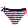 Dievčenské plavky KNOT SO BAD PRÚŽKY červené