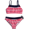 Dievčenské plavky KNOT SO BAD PRÚŽKY červené