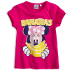 Dievčenské tričko DISNEY MINNIE BANANAS tmavo ružové