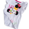 Dievčenské tričko DISNEY MINNIE FLOWERS biele