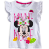 Dievčenské tričko DISNEY MINNIE FLOWERS biele