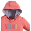 Dievčenská mikina VENERE SMILE ružová