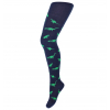 Chlapčenské pančuchy WOLA DINOSAURY tmavo modré