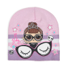 Dievčenská čiapka a rukavice L.O.L SURPRISE BABY svetlo ružová