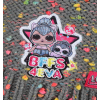 Dievčenská čiapka s brmbolcom L.O.L SURPRISE BFFS 4EVA šedá
