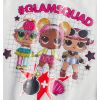 Dievčenské tričko L.O.L SURPRISE GLAMSQUAD biele