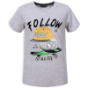 Chlapčenské tričko GLO STORY FOLLOW šedé