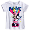 Dievčenské tričko DISNEY MINNIE RAINBOW biele