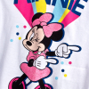 Dievčenské tričko DISNEY MINNIE RAINBOW biele