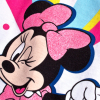 Dievčenské tričko DISNEY MINNIE RAINBOW biele