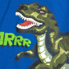 Chlapčenské tričko z bio bavlny LEMON BERET T-REX ROARR modré
