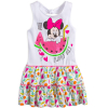 Dievčenské šaty DISNEY MINNIE SUNNY DAY biele