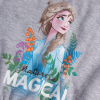 Dievčenské šaty z bio bavlny DISNEY FROZEN MAGICAL šedé