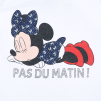 Dievčenské letné pyžamo DISNEY MINNIE bielo-modré