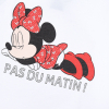 Dievčenské letné pyžamo DISNEY MINNIE bielo-červené