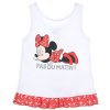 Dievčenské letné pyžamo DISNEY MINNIE bielo-červené